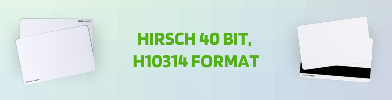 Hirsch 40 Bit, H10314 Format