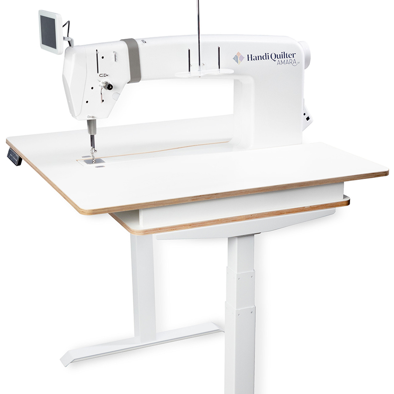 Image of Stitchwell hand sewing machine with table clamp by American  School, (20th century)