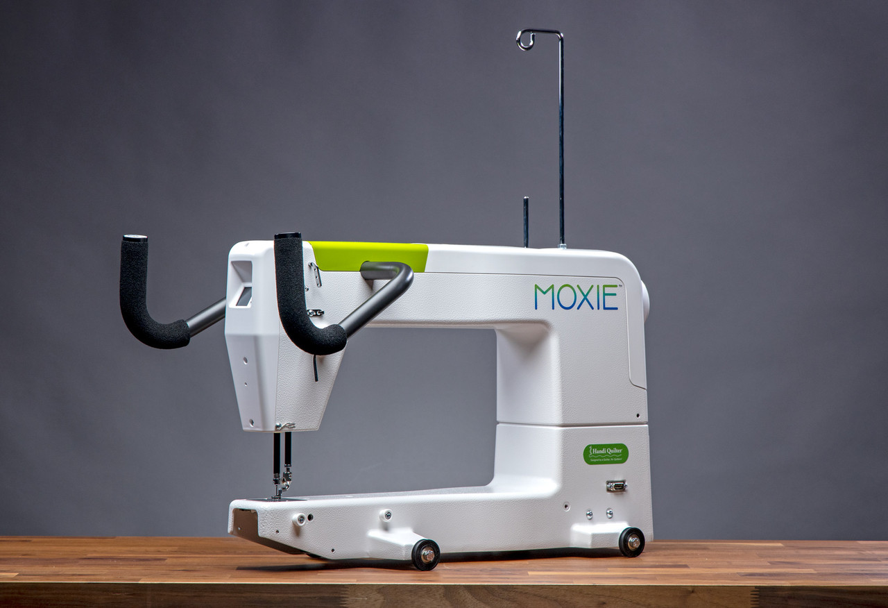 Moxie 15 with Pro-Stitcher Lite includes 8 foot Loft Frame OR 5 foot Little Foot Frame.  **Note MSRP pricing!** Please contact us for YOUR price!