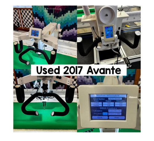 Used 2017 Avante 18 with includes 10 foot Studio Frame