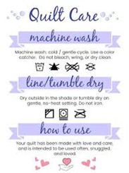 Quilt Care - Tips on storing, washing & more!