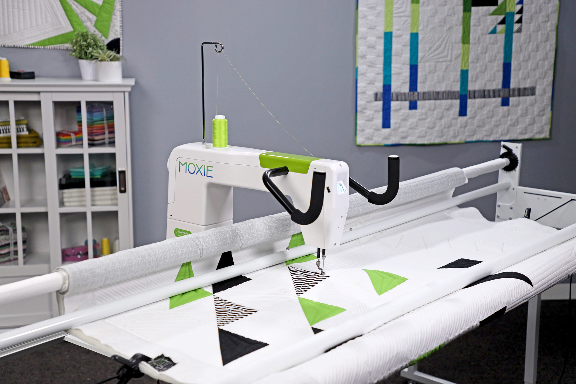 Checkout Handi Quilter's Moxie and the ProStitcher Lite! The