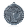 Golf 1 3/4"  Wreath Medal