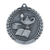 Lamp of Knowledge 1 3/4"  Wreath Medal