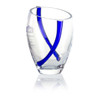 Cobalt Swirl Vase