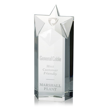 Stellar Optical Crystal Award 7 Inch
