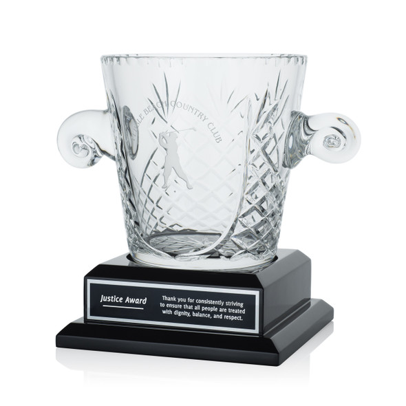 Hospitality Victory Crystal Award Cup