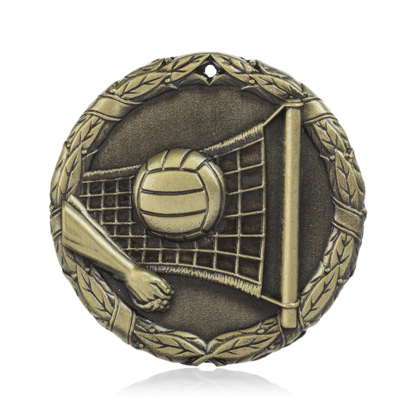 Volleyball 2" Activity Medal