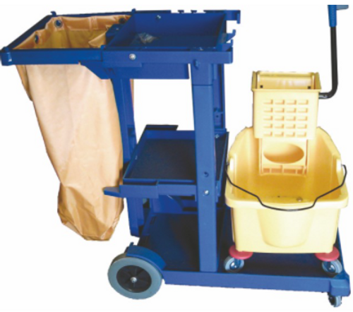 CART JANITORS W/YEL BAG HK160 CRT-JN-BYG OVERSIZE/UPS 15/SKD