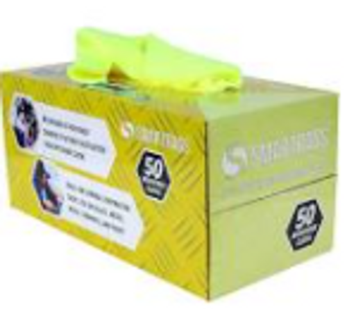 SmartRags 12 x 12 Yellow 50 Per Box 8 Boxes Per Case