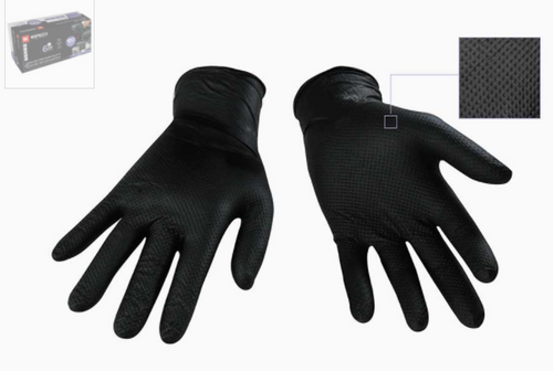 Nitrile Textured Glove 6 mil Black Diamond