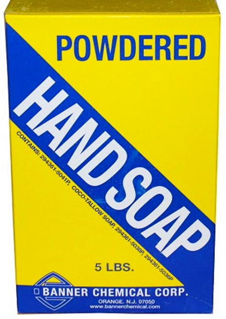 POWDERED HAND SOAP  10 / 5 Lb. Per Case