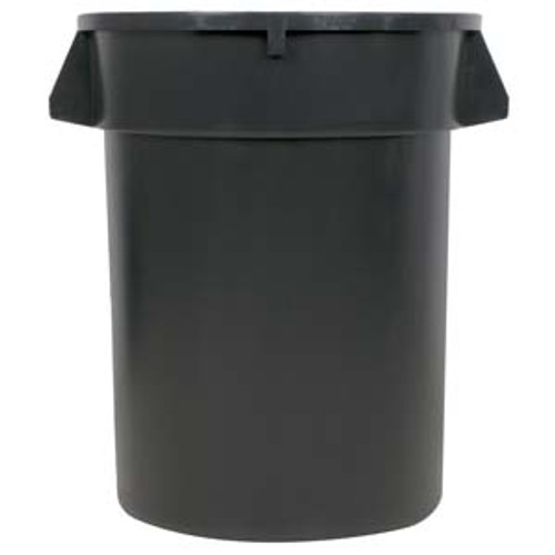 RECPT TUFFCAN 32GL BLK 32TUFFBK (32TUFFBK)NO UPS-NO LID-BLACK*