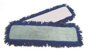 Dry dust pad- fringe/velcro 24"