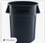  Round Trust® Container 44 Gallon Black