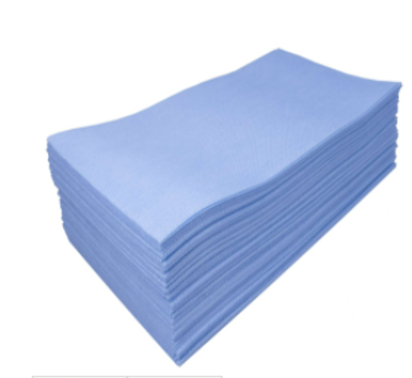 CLOTH-LIKE WIPERS FLAT BLUE SMOOTH 350 Pcs.