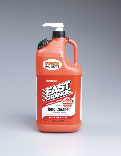 hand soap cleaner fast orange with pumice 4/1 gallon w/ smooth pump