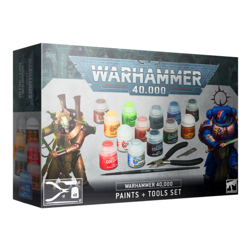 Warhammer 40k Paints and Tools set