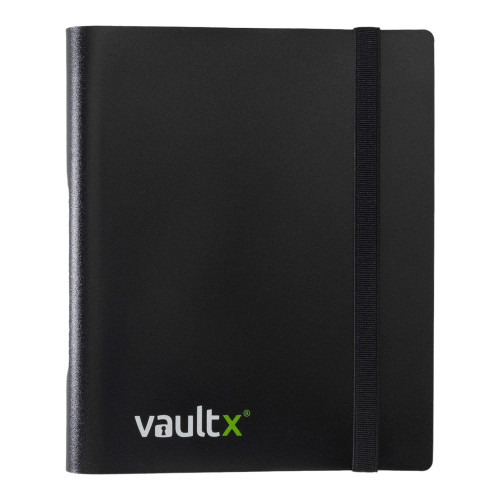 Vault X 4-Pocket Strap Black Binder