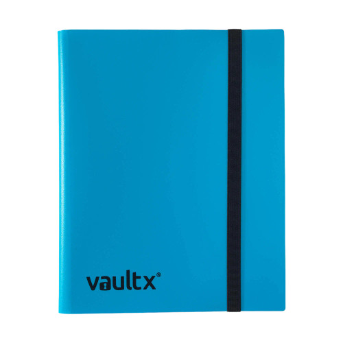 Vault X 9-Pocket Strap Blue Binder