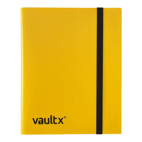 Vault X 9-Pocket Strap Yellow Binder