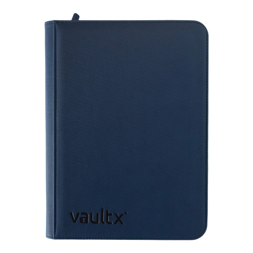 Vault X 9-Pocket Exo-Tec Blue Zip Binder