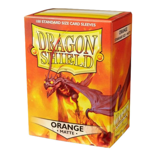 Dragon Shield Matte Standard Sleeves Orange