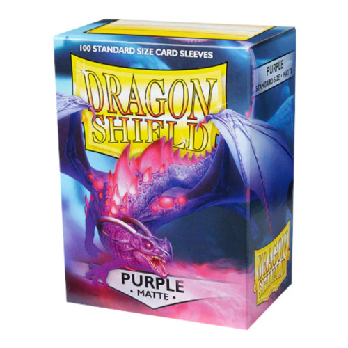 Dragon Shield Matte Standard Sleeves Purple