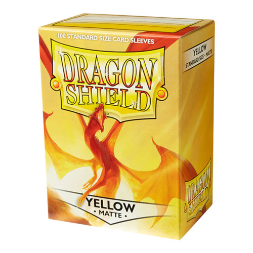 Dragon Shield Matte Standard Sleeves Yellow
