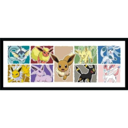 Pokemon Eevee Evolution  Framed Collector Print 30 X 40