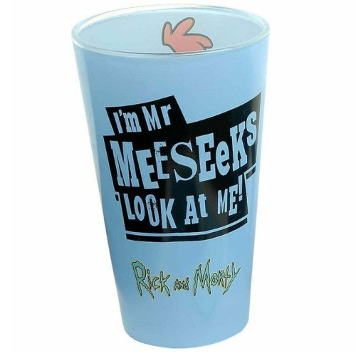 Rick and Morty Mr Meeseeks Coloured Pint Glass
