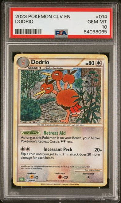 2023 Pokemon Clv-Trading Card Game Classic Venusaur & Lugia Ex Deck 014 Dodrio PSA 10