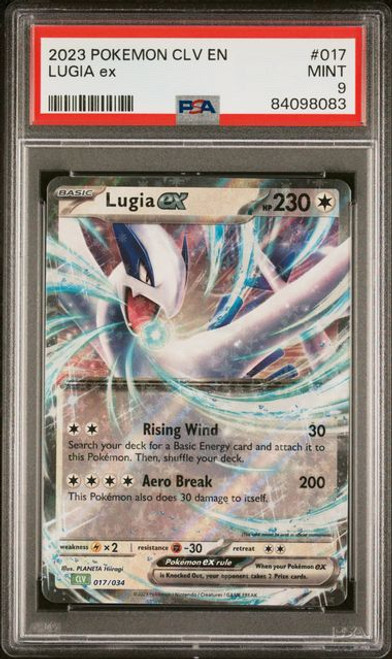 2023 Pokemon Clv-Trading Card Game Classic Venusaur & Lugia Ex Deck 017 Lugia Ex PSA 9