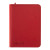 Vault X 9-Pocket Exo-Tec Red Zip Binder