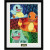 Pokemon Starters Glow Framed Collector Print 30 X 40