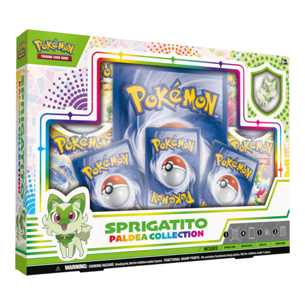Pokemon Sprigatito Paldea (Miraidon) Collection Box