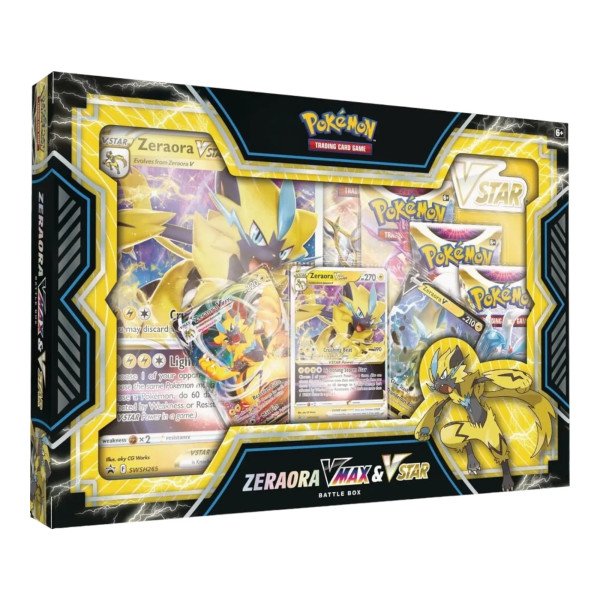 Pokemon Zeraora VMAX & VSTAR Battle Box