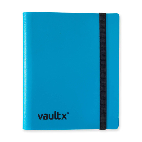 Vault X 4-Pocket Strap Blue Binder