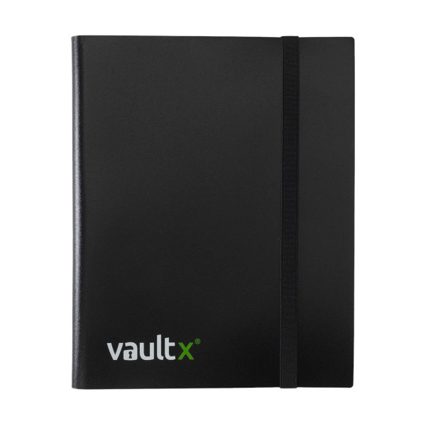 Vault X 9-Pocket Strap Black Binder