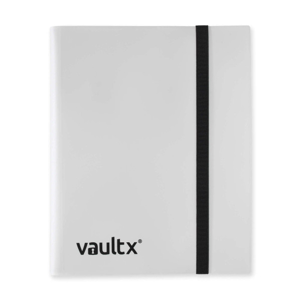 Vault X 9-Pocket Strap White Binder