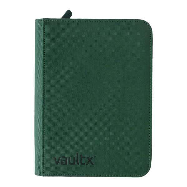 Vault X 4-Pocket Exo-Tec Green Zip Binder