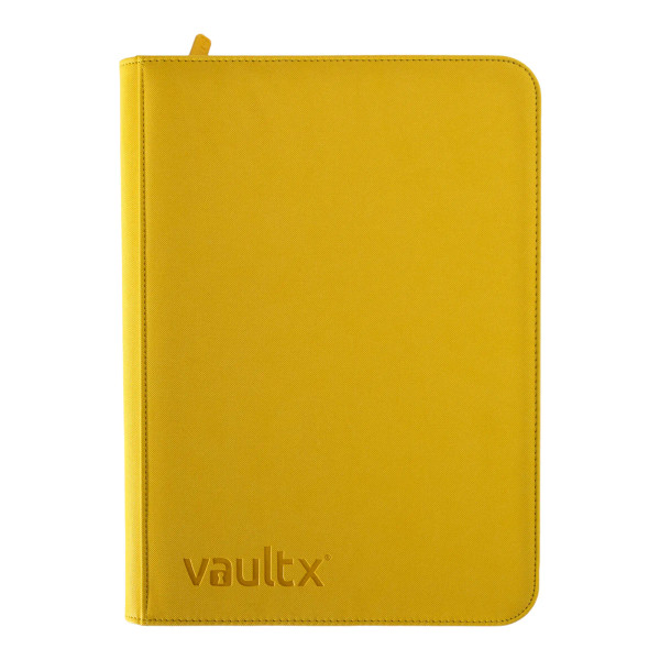 Vault X 9-Pocket Exo-Tec Yellow Zip Binder