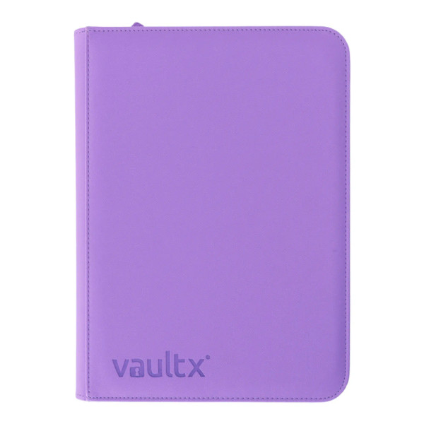 Vault X 9-Pocket Exo-Tec Zip Binder - Just Purple