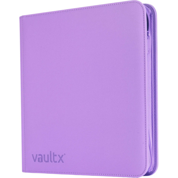 Vault X 12-Pocket Exo-Tec Zip Binder - Just Purple