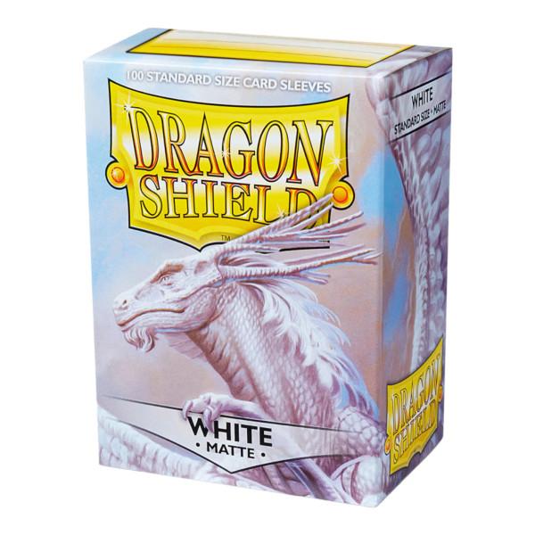 Dragon Shield Matte Standard Sleeves White