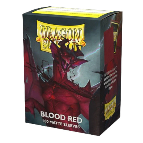 Dragon Shield Matte Standard Sleeves Blood Red