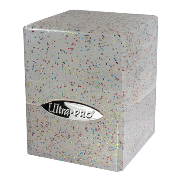 Ultra Pro Satin Cube Deck Box Glitter Clear