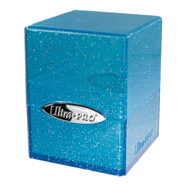 Ultra Pro Satin Cube Deck Box Blue Glitter