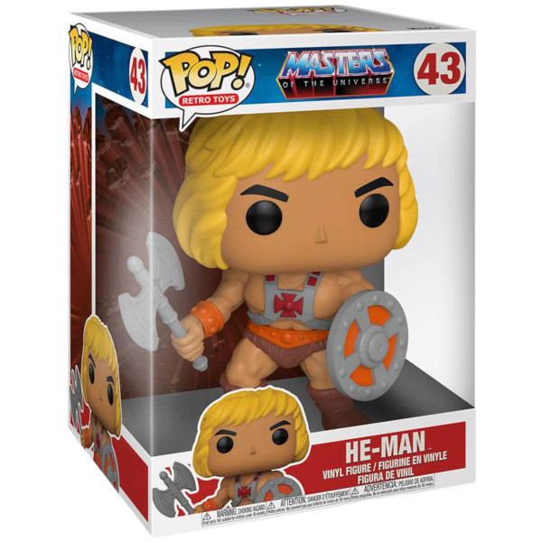 Funko Pop! 10 Inch Retro Toys Masters Of The Universe He-Man 43