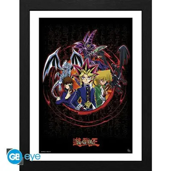 Yu-Gi-Oh! Joey Yubi Kaiba Framed Collector Print 30 X 40